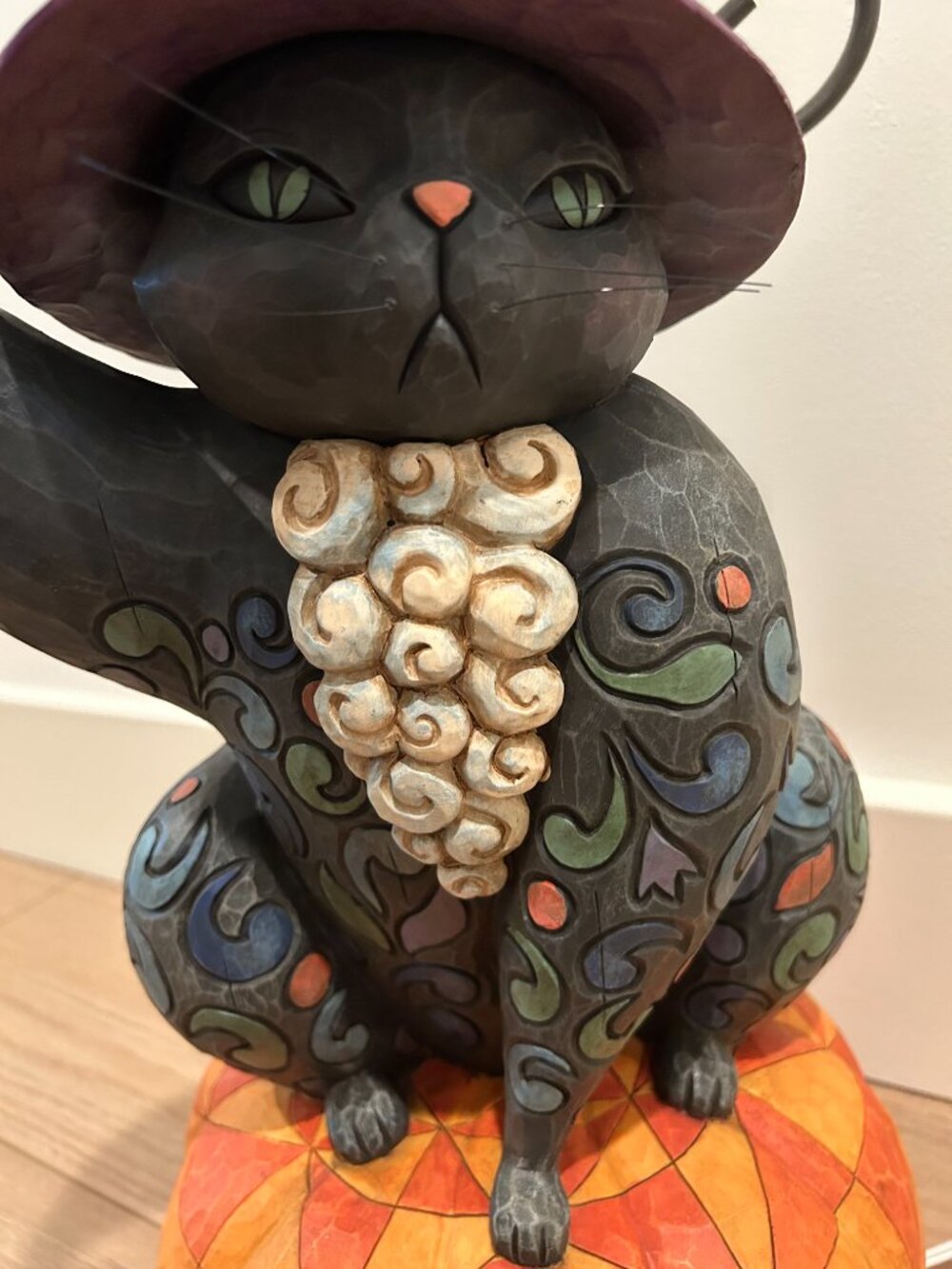 Jim Shore Halloween Cat - RARE - Picture 3 of 5